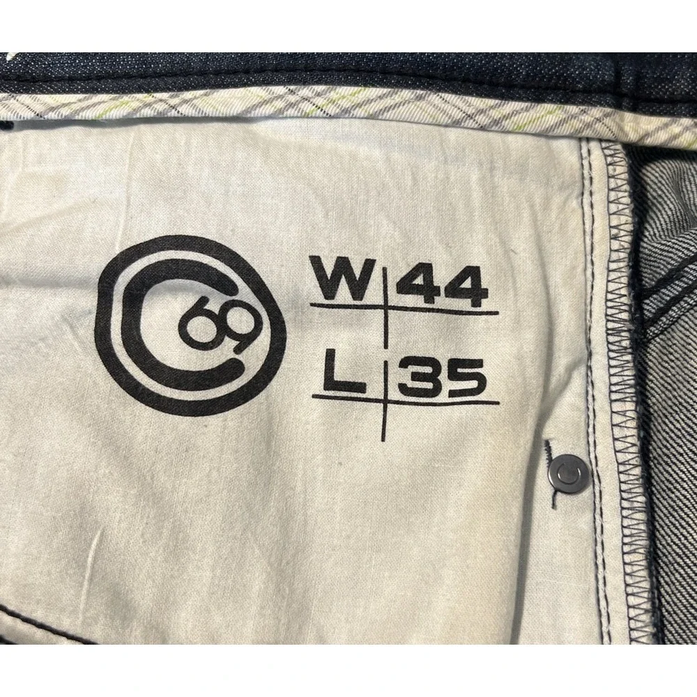 Coogi Dark Wash Wide Leg Y2K Baggy Skater  Jeans, JNCO Style, Size 44x35 (46x35)